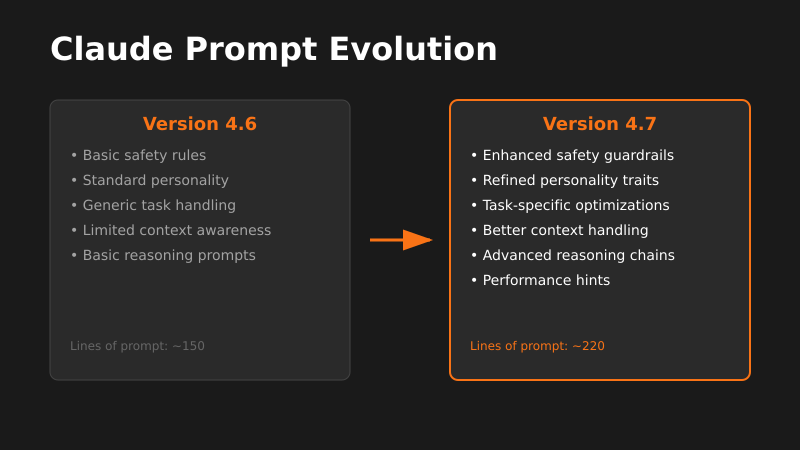 Claude's System Prompt Changes Reveal Model Evolution Tactics